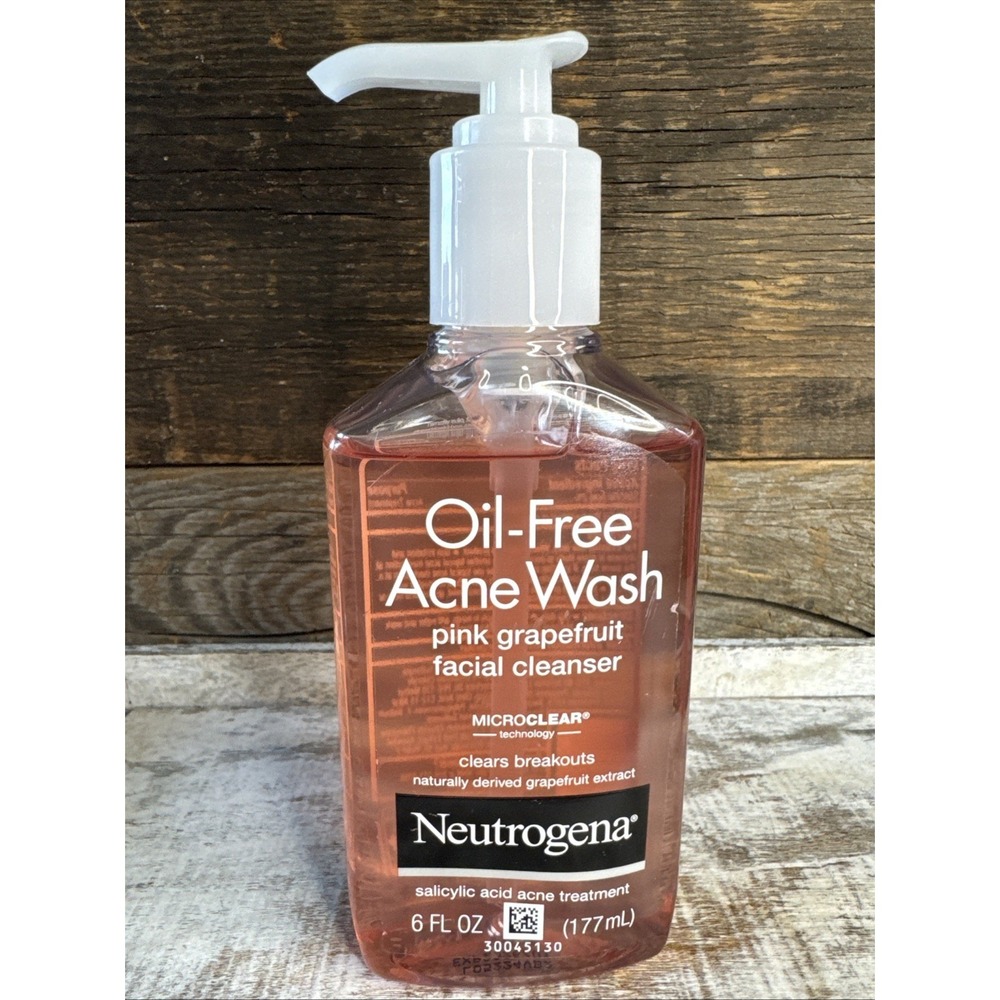 Neutrogena‎ Oil-Free Acne Wash Pink Grapefruit Cleanser 6oz | MSRP = $13